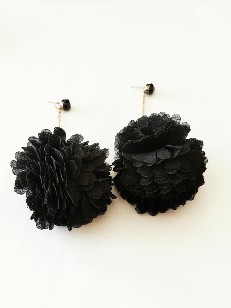 Ohrhänger Fluffy Balls Damen