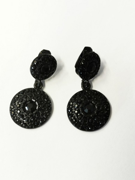 Ohrclips Black Demon Damen