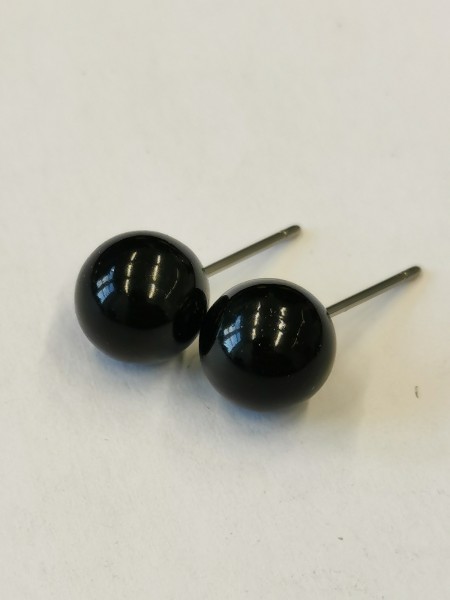 Ohrstecker Pure Black Damen