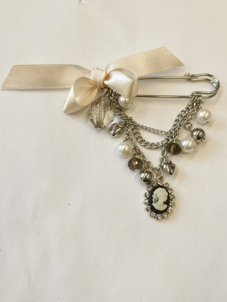 Brosche Vintage Catch Damen