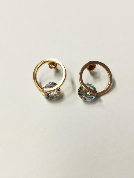 Ohrstecker Curved Love Damen