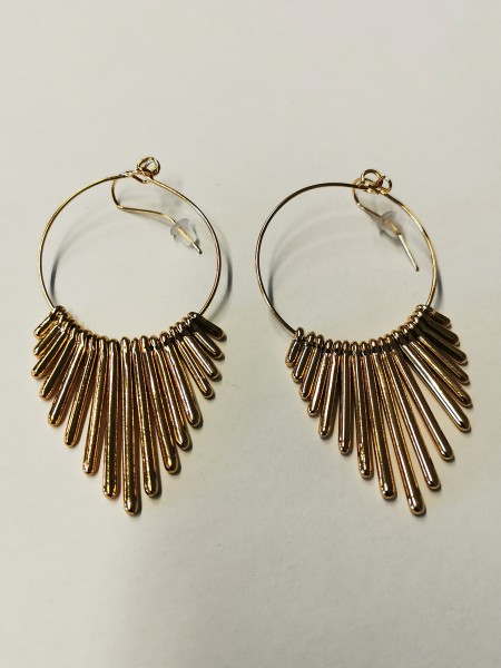 Ohrhänger Golden Stripes Damen