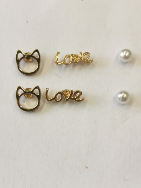 Ohrstecker Love Damen