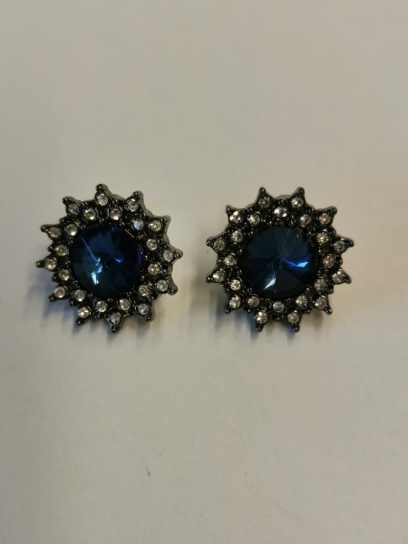 Ohrstecker Blue Queen Damen